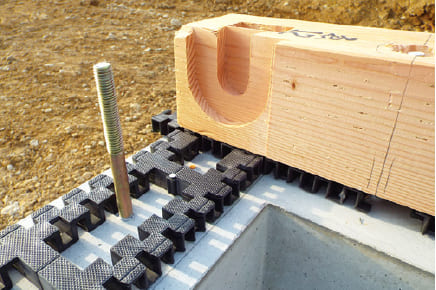 基礎パッキン工法イメージ