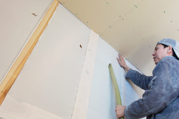 セルロースファイバー施工の精度イメージ