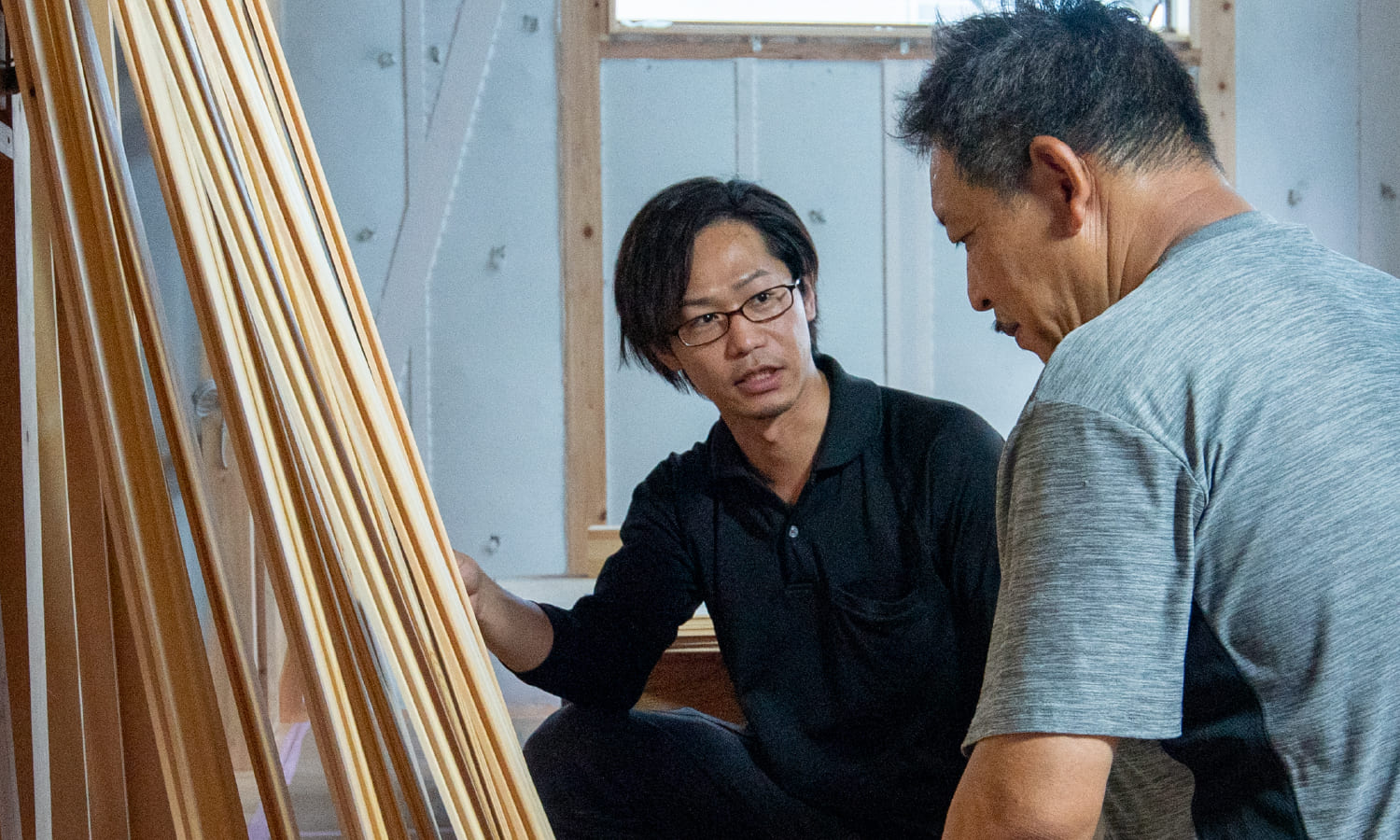 家づくりコーディネーター西村和德の働く風景1