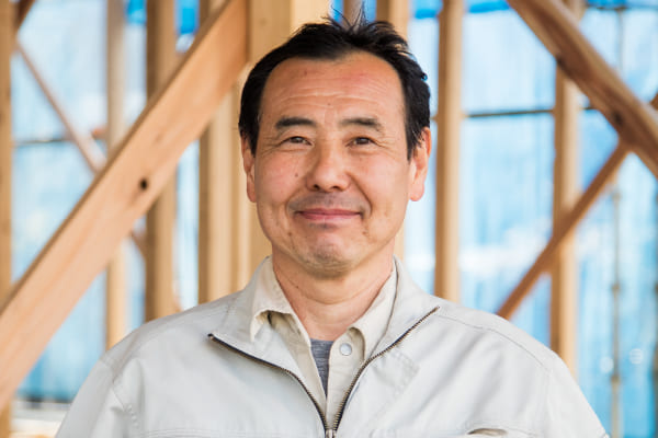 ムクヤホームの棟梁 安藤一男の顔写真