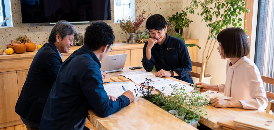 ムクヤホームの家づくりコーディネーターのイメージ