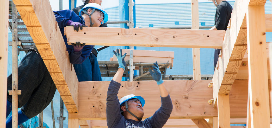 ムクヤホームの家づくりの専門家たちのイメージ